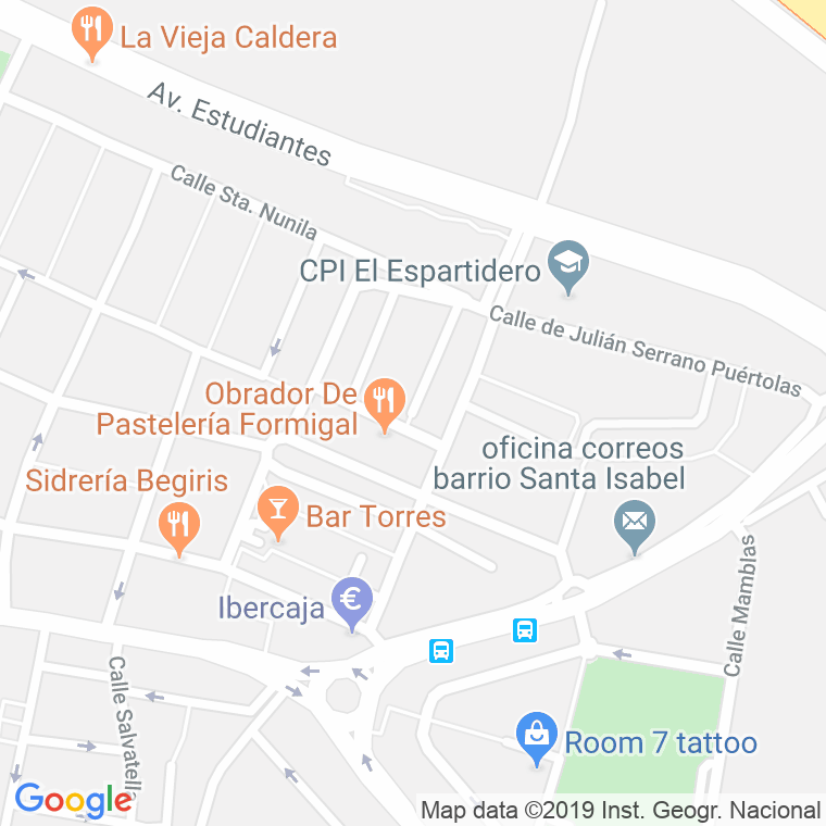 Código Postal calle Antonio Cubel Benedicto, andador en Zaragoza