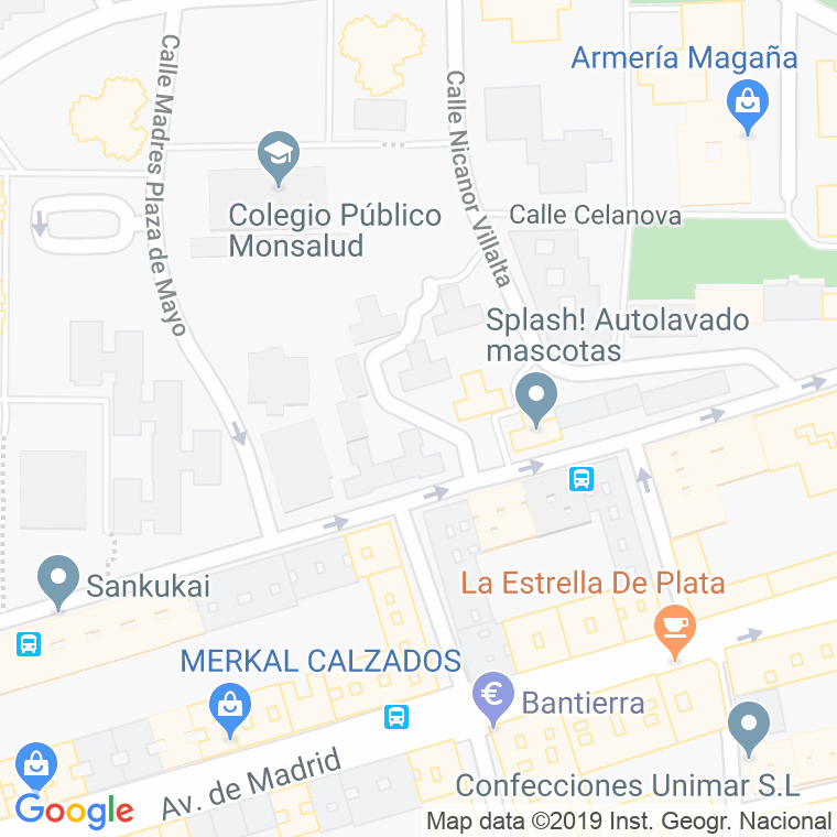Código Postal calle Emilio Alfaro en Zaragoza