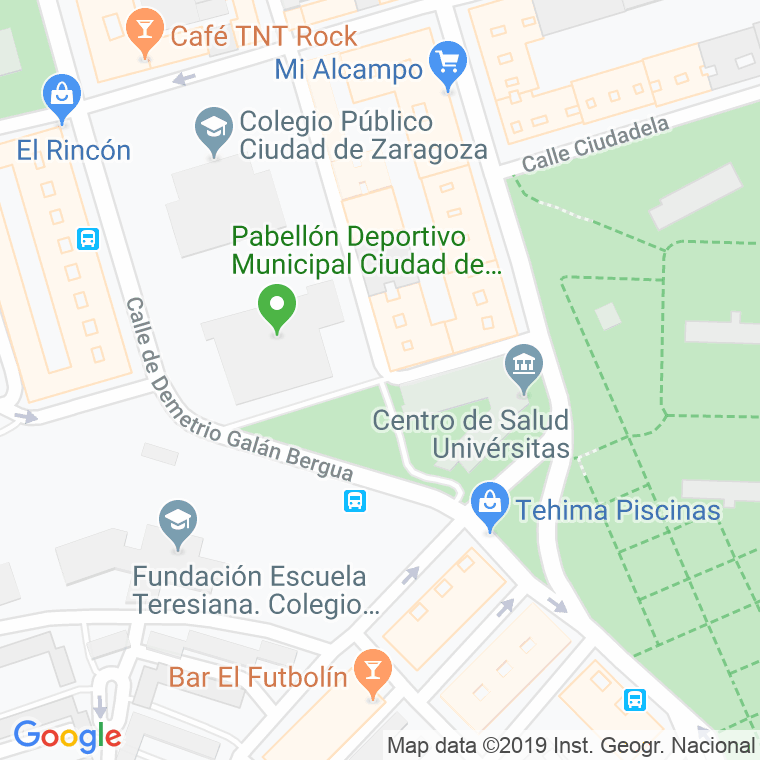 Código Postal calle Terrer en Zaragoza