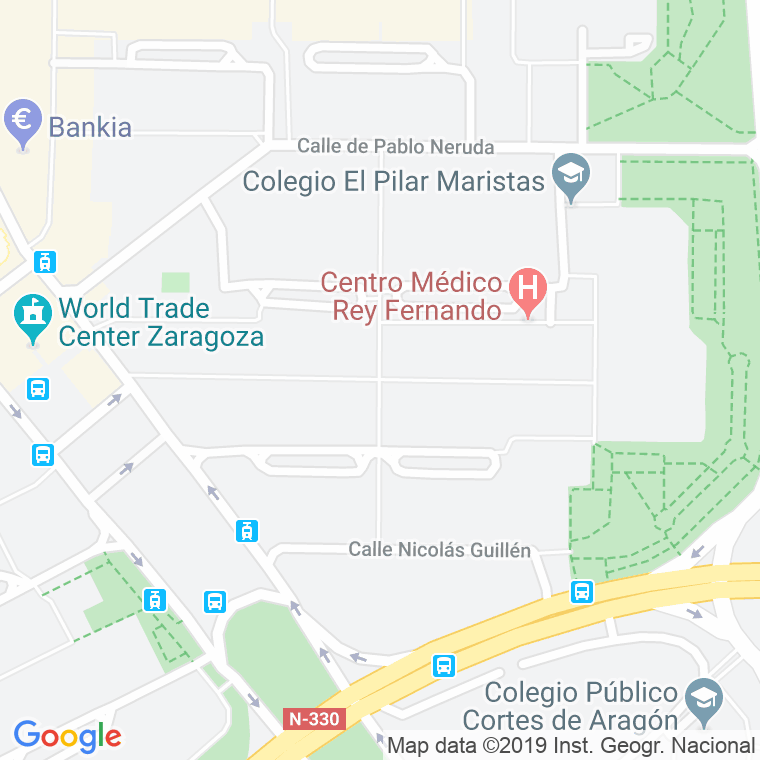 Código Postal calle Poeta Jorge Guillen en Zaragoza