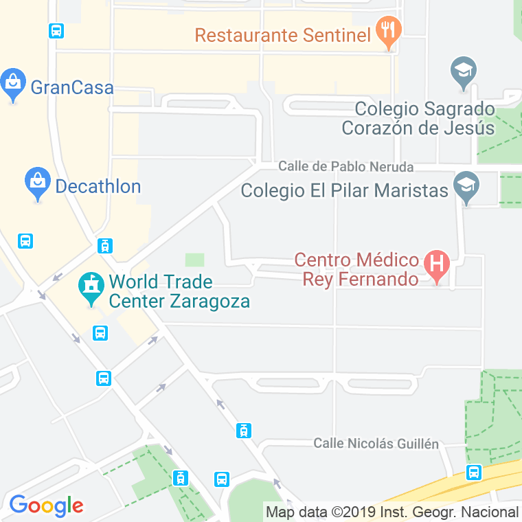 Código Postal calle Poeta Jorge Manrique en Zaragoza