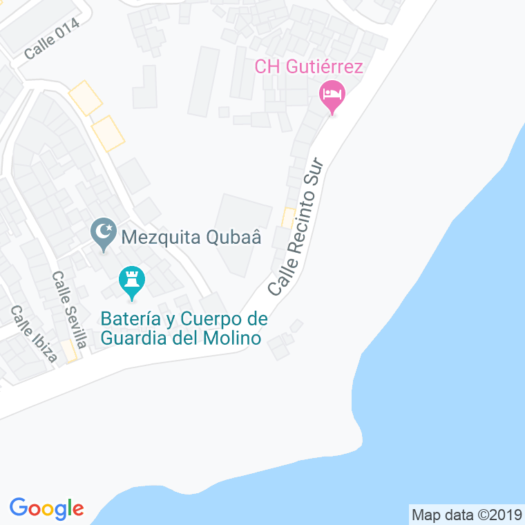 Código Postal calle Huerta Molino en Ceuta