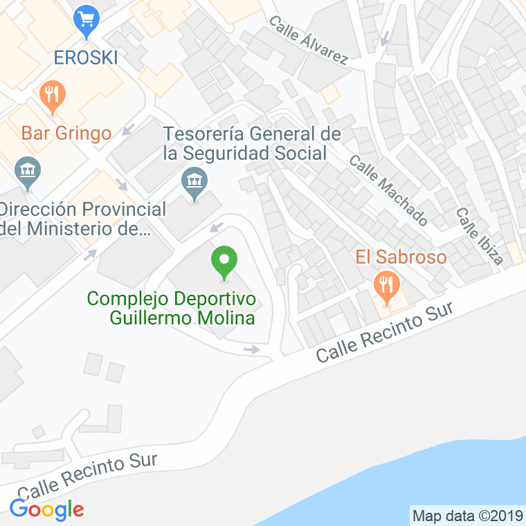 Código Postal calle Juan Diaz Patio en Ceuta