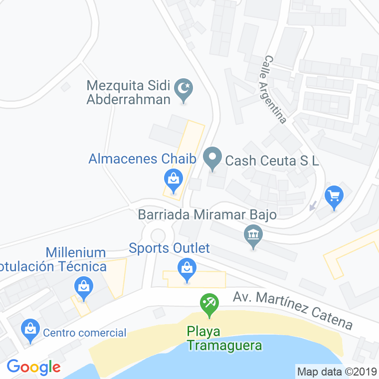 Código Postal calle Villa Aurora en Ceuta