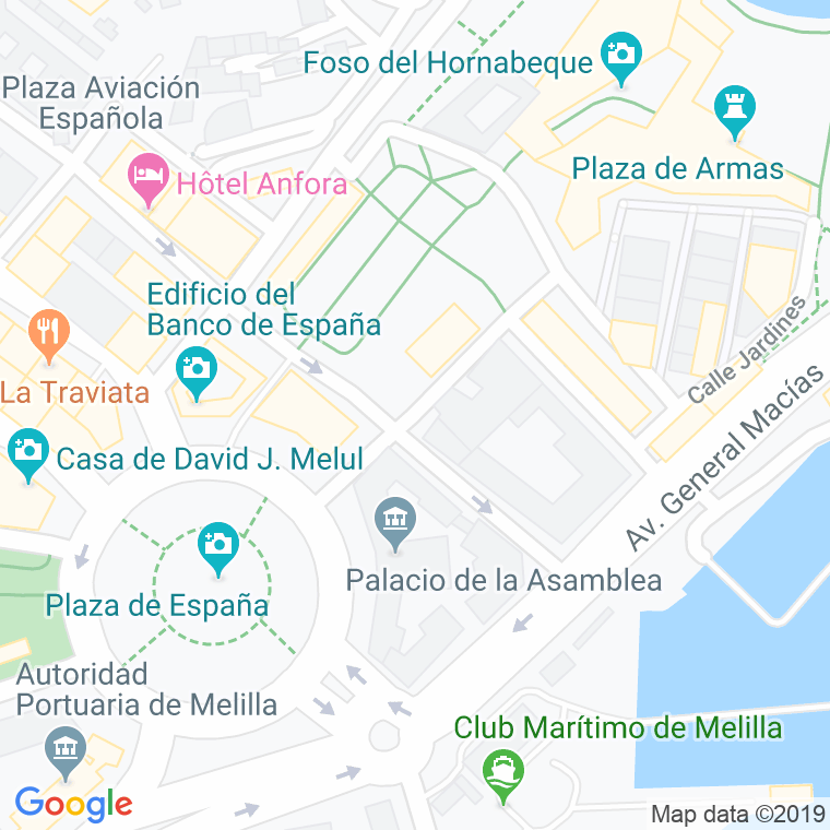 Código Postal calle Duque De Almodovar en Melilla