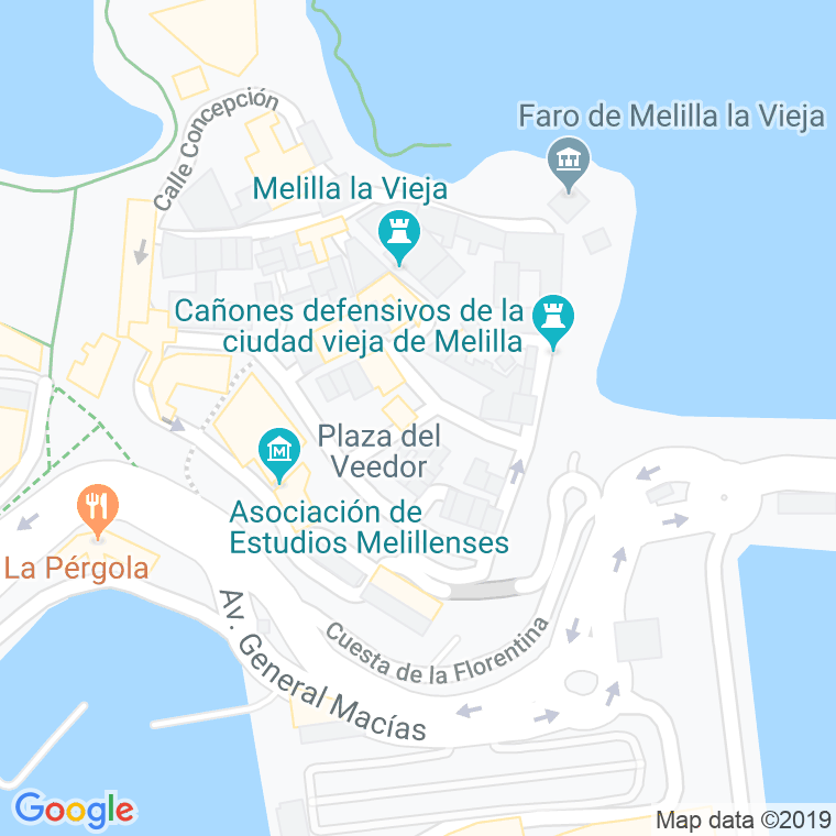 Código Postal calle Horno en Melilla
