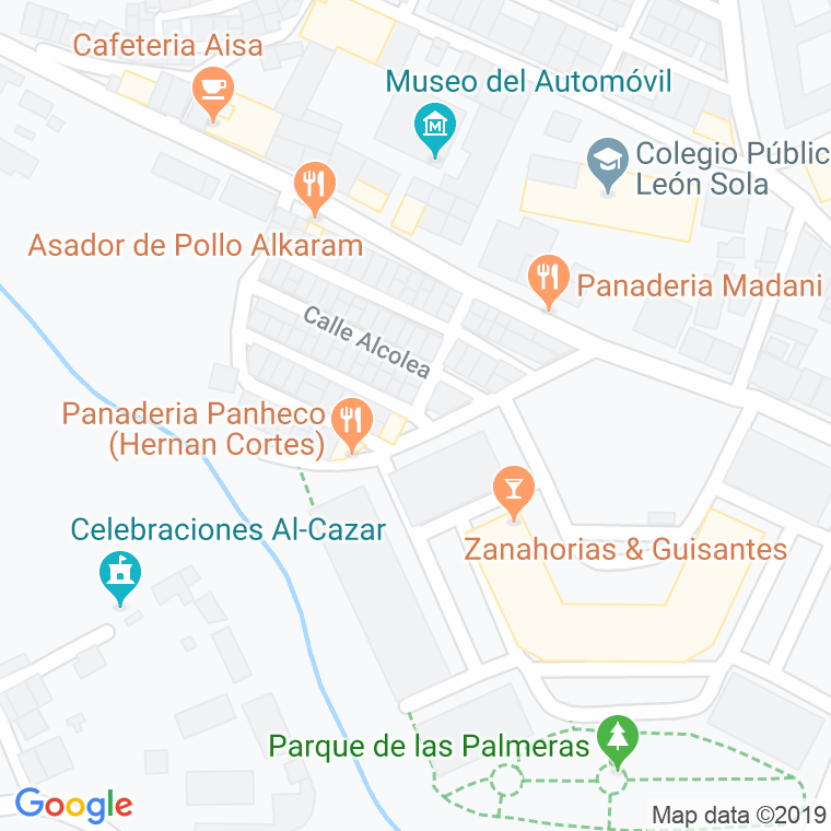 Código Postal calle Alhucemas en Melilla