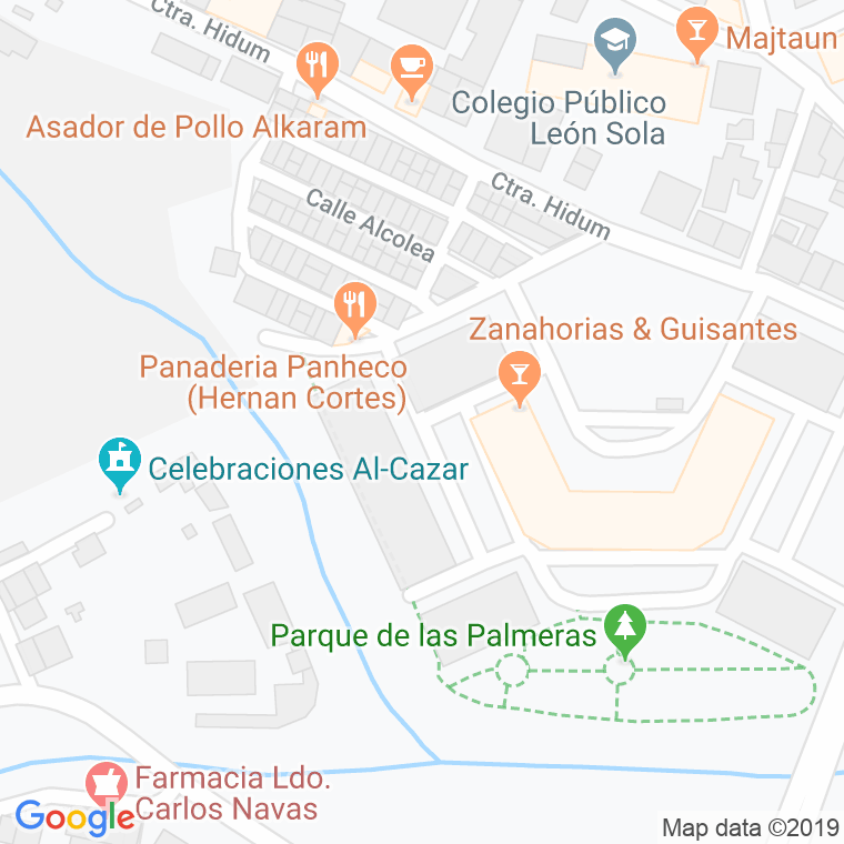 Código Postal calle Arquitecto Mauricio Jalvo Millan en Melilla