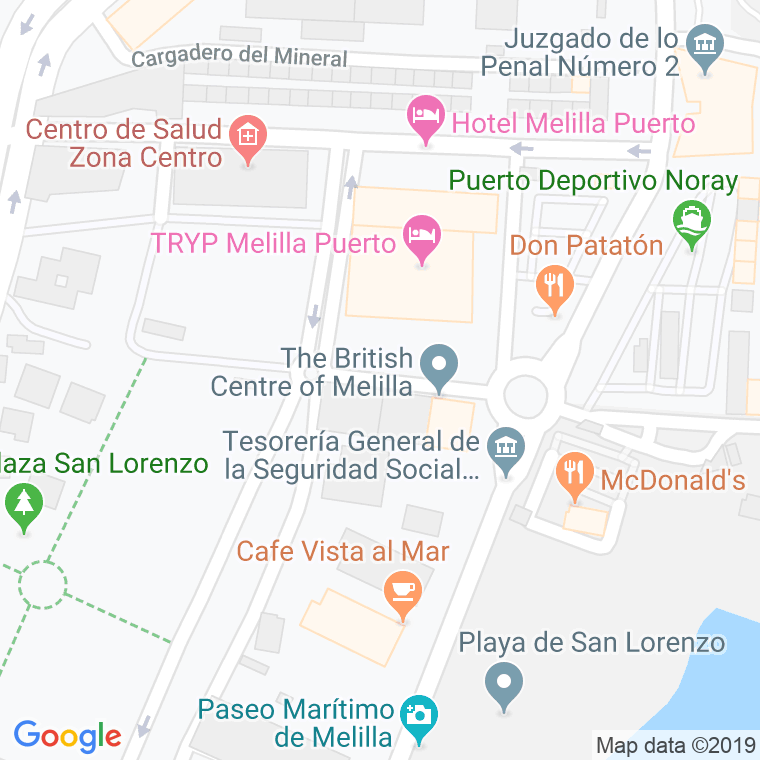 Código Postal calle Ayul Lalchandani en Melilla