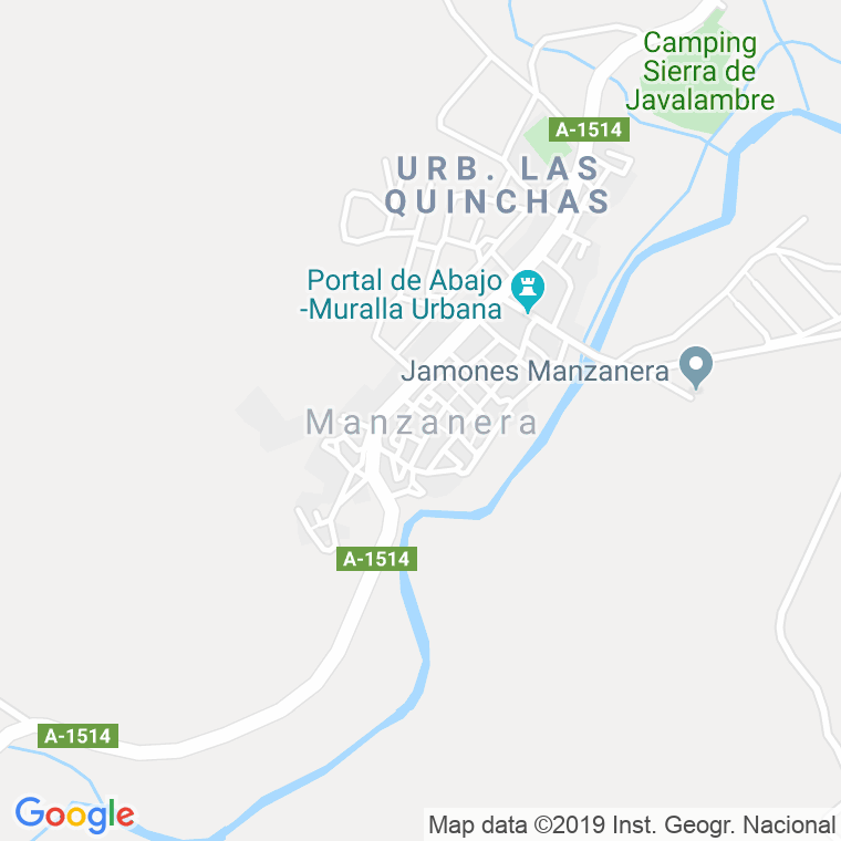 Código Postal calle General Manzanera en Melilla