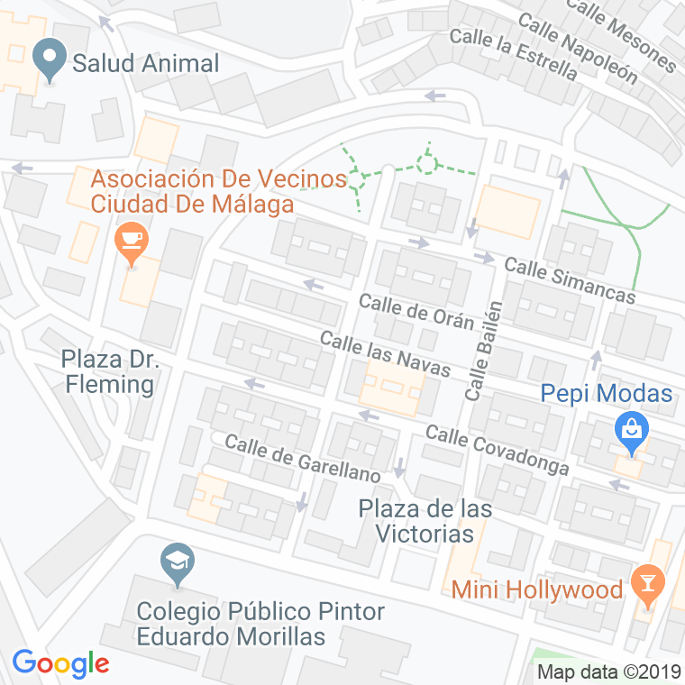 Código Postal calle Gravelinas en Melilla