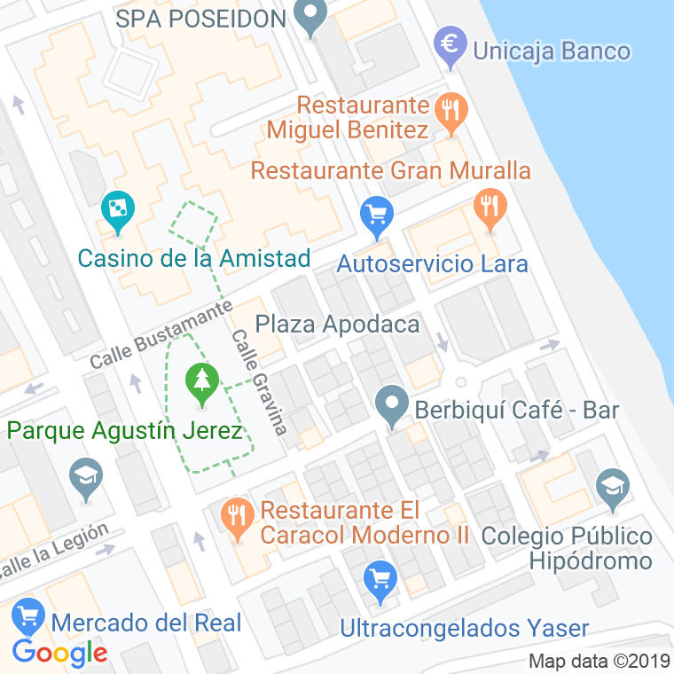 Código Postal calle Apodaca, De La, plaza en Melilla