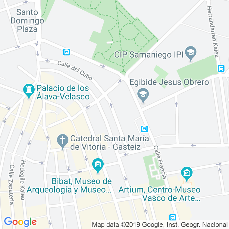 Código Postal calle Bueno Monreal en Vitoria-Gasteiz