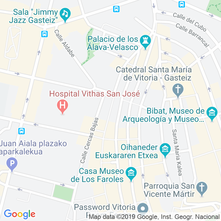 Código Postal calle Fundadora De Las Siervas De Jesus en Vitoria-Gasteiz