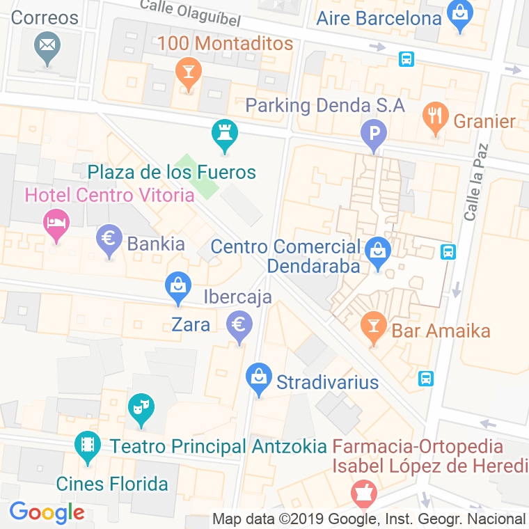 Código Postal calle Independencia en Vitoria-Gasteiz
