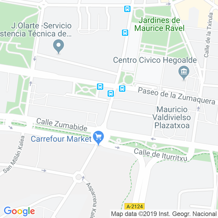 Código Postal calle Pablo Xerica en Vitoria-Gasteiz
