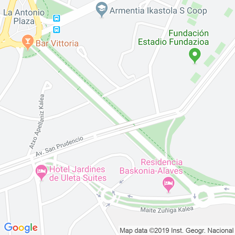 Código Postal calle Tanis Aguirrebengoa en Vitoria-Gasteiz