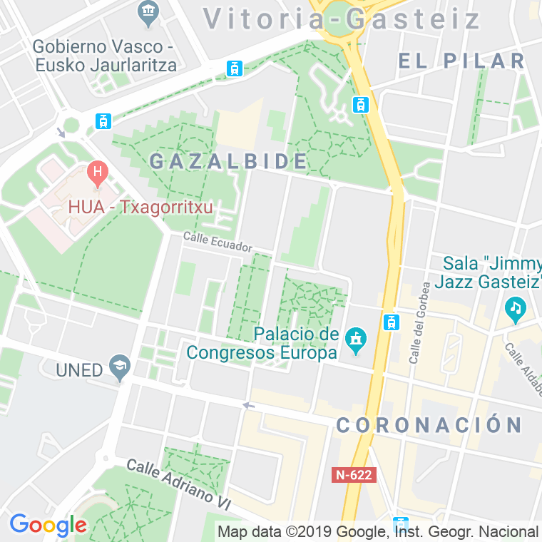 Código Postal calle Argentina en Vitoria-Gasteiz