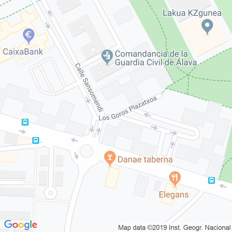 Código Postal calle Goros, plaza en Vitoria-Gasteiz