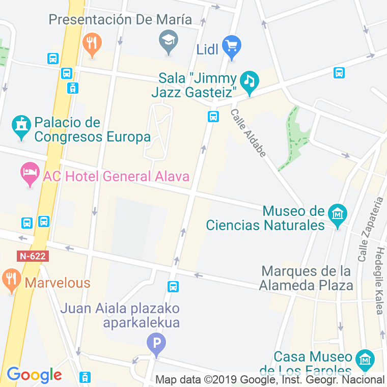 Código Postal calle Badaia en Vitoria-Gasteiz