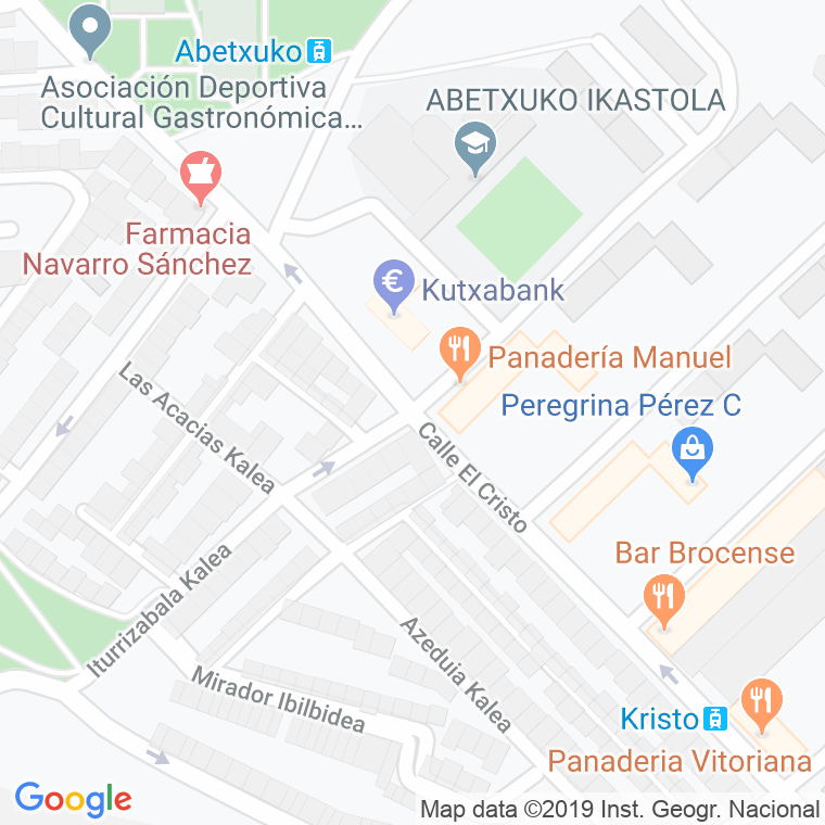 Código Postal calle Iturrizabala en Vitoria-Gasteiz