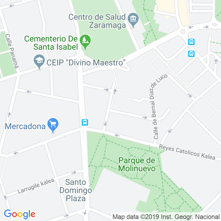 Código Postal calle Lorenzo Prestamero en Vitoria-Gasteiz