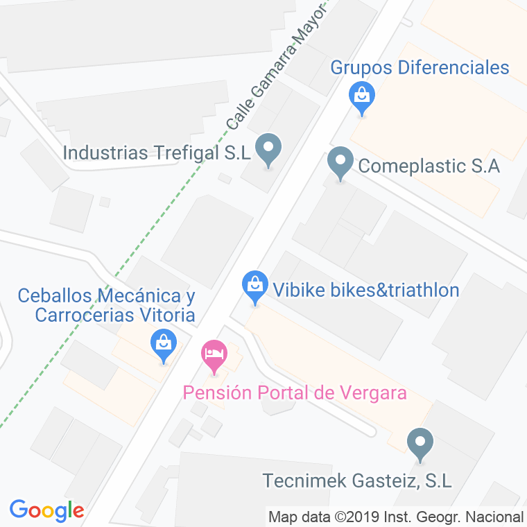 Código Postal calle Osinaguea en Vitoria-Gasteiz