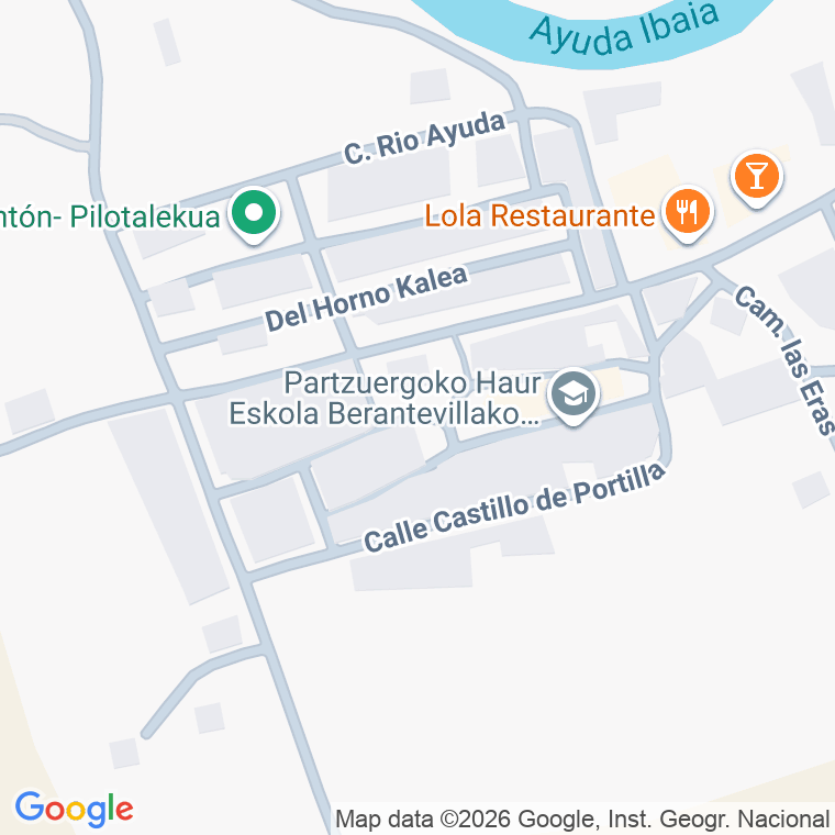 Código postal de Plaza Fray Pedro de Urbina en Berantevilla