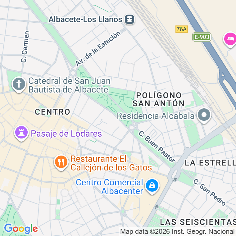 Código postal de Alcalde Conangla   (pares del 2 al 82) en Albacete