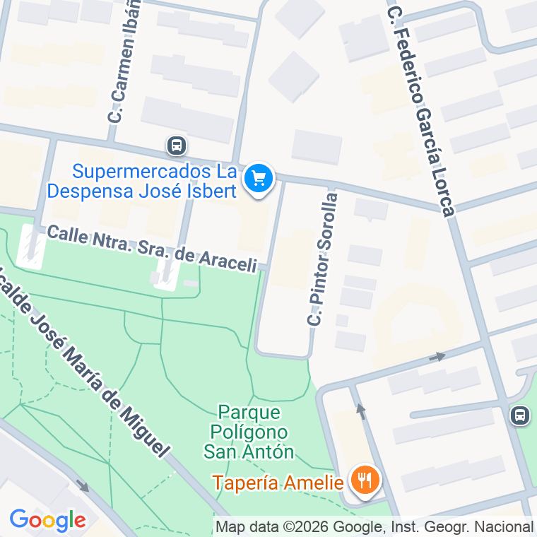 Código postal de Pintor Sorolla en Albacete