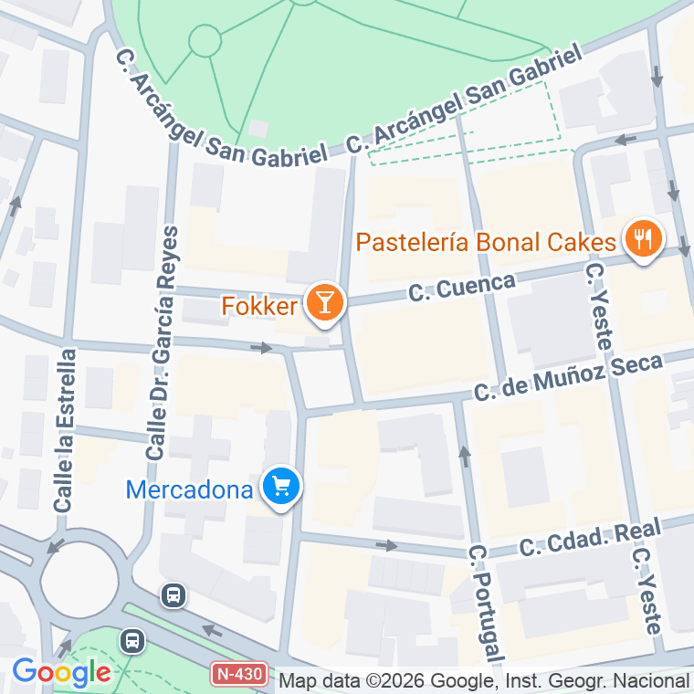 Código postal de Plaza Padre Damian en Albacete