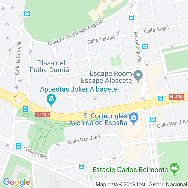 Código Postal calle Ciudad Real en Albacete