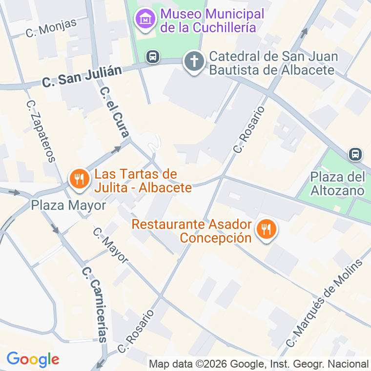 Código postal de Constitucion, Plaza en Albacete