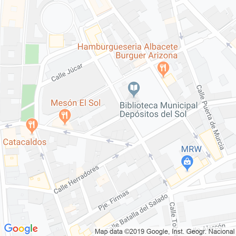 Código Postal calle Fernando De Rojas en Albacete