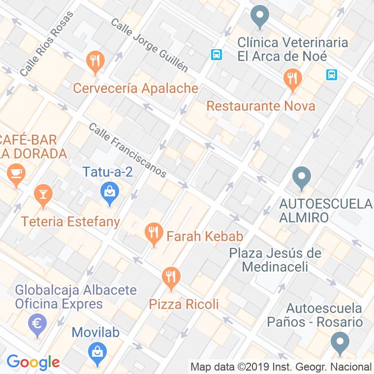 Código Postal calle Gomez Gil en Albacete