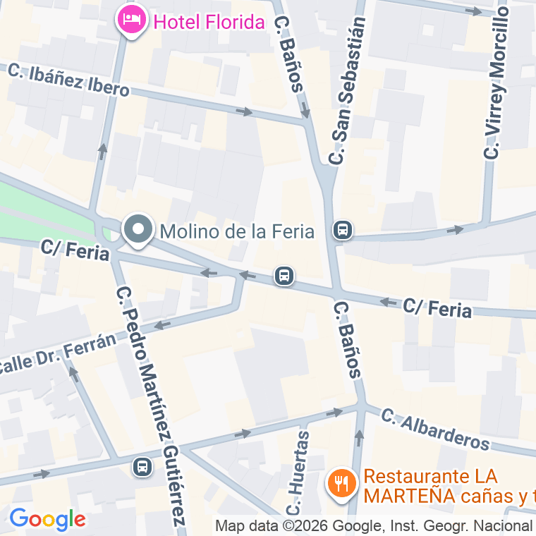 Código postal de Baños   (impares del 1 al 17)  (pares del 2 al 8) en Albacete
