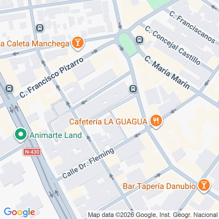 Código postal de Virgen de Loreto en Albacete