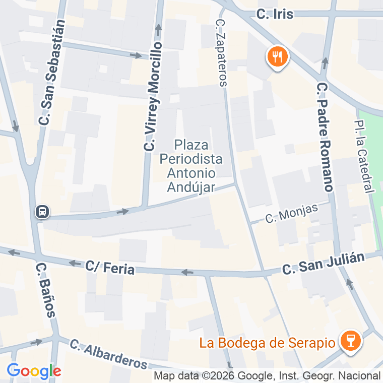 Código postal de Plaza Period Antonio Andujar en Albacete