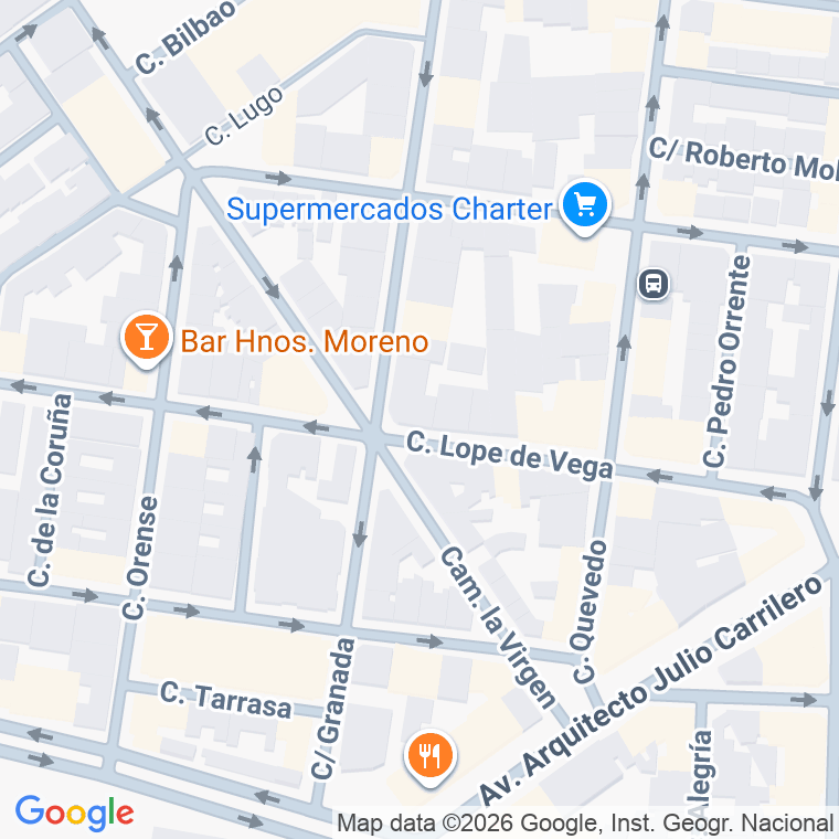 Código postal de Lope de Vega en Albacete