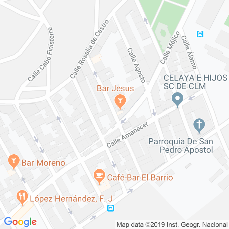 Código Postal calle Acuario en Albacete