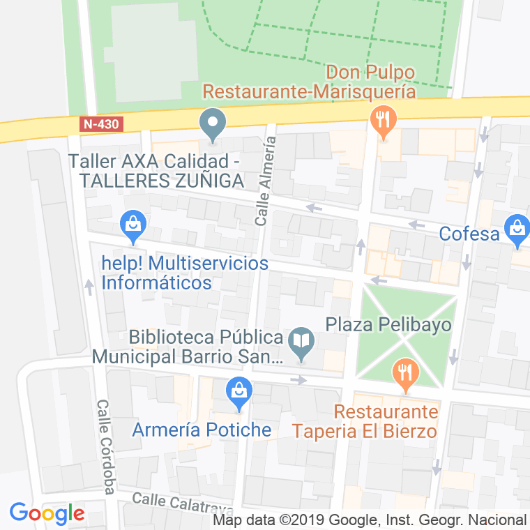 Código Postal calle Aguila en Albacete