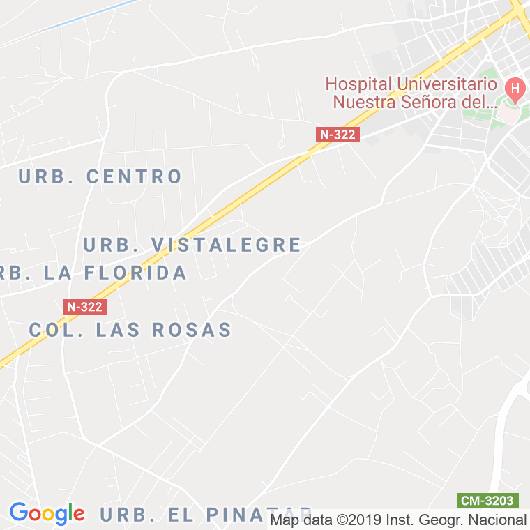 Código Postal calle Alcaraz en Albacete