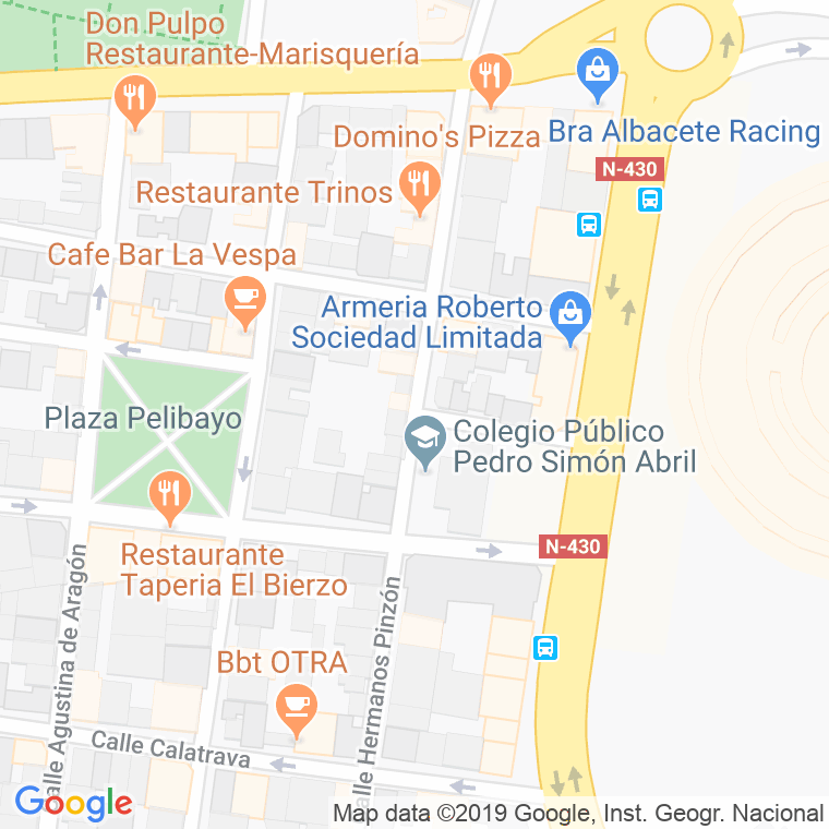 Código Postal calle Argentina en Albacete