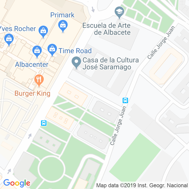 Código Postal calle Cardenal Tavera Y Araoz en Albacete