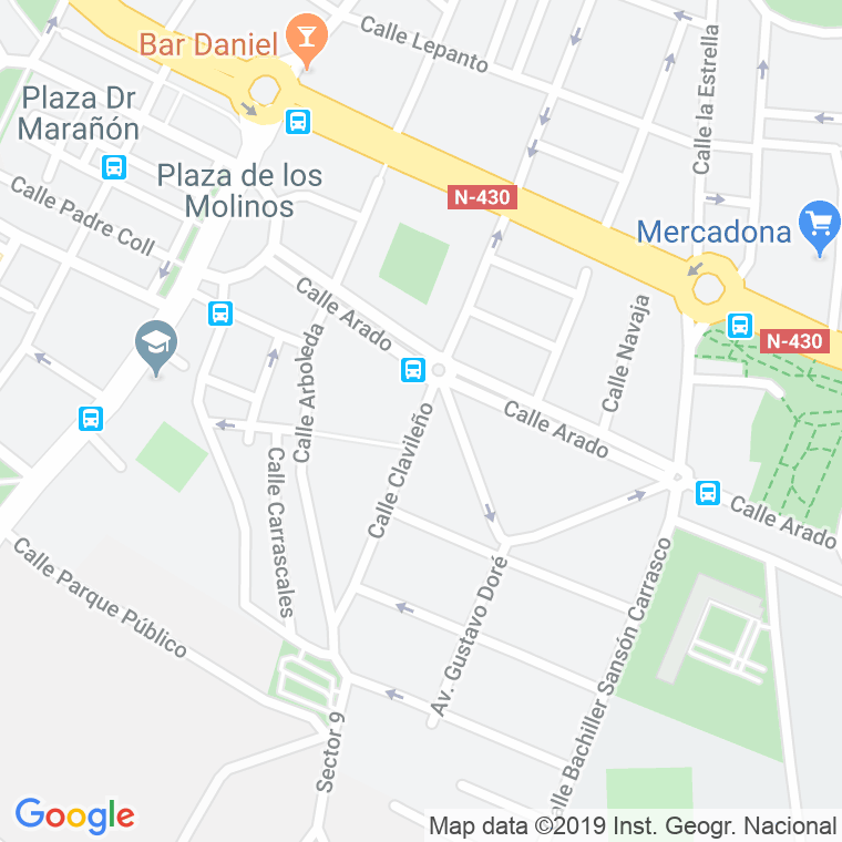 Código Postal calle Clavileño en Albacete