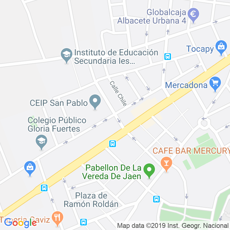 Código Postal calle Colombia en Albacete