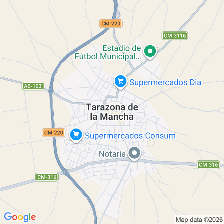 Código postal de Tarazona de la Mancha en Albacete