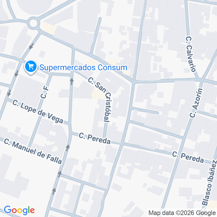 Código postal de Calle San Cristobal en Tarazona de la Mancha