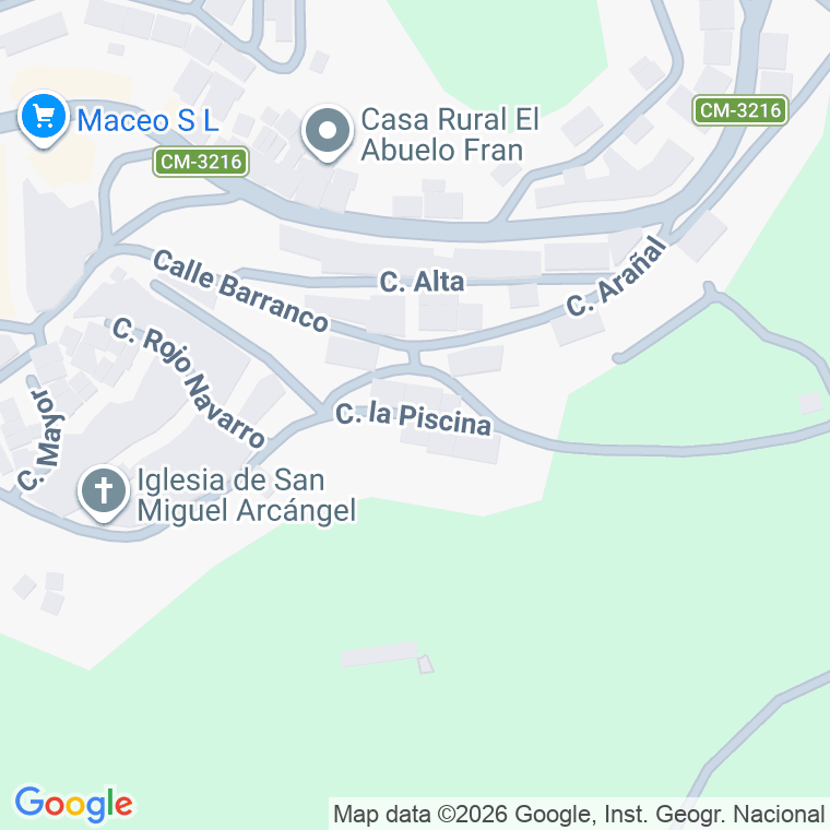 Código postal de Calle Piscina (la) en Paterna del Madera