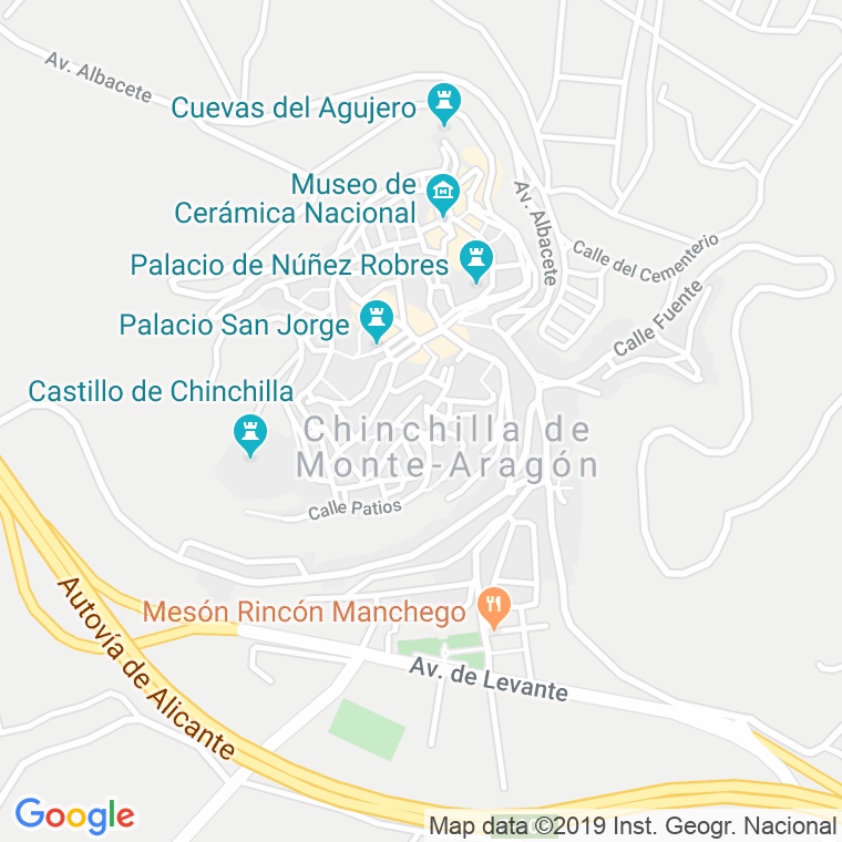 Código Postal de Chinchilla De Monte Aragon en Albacete